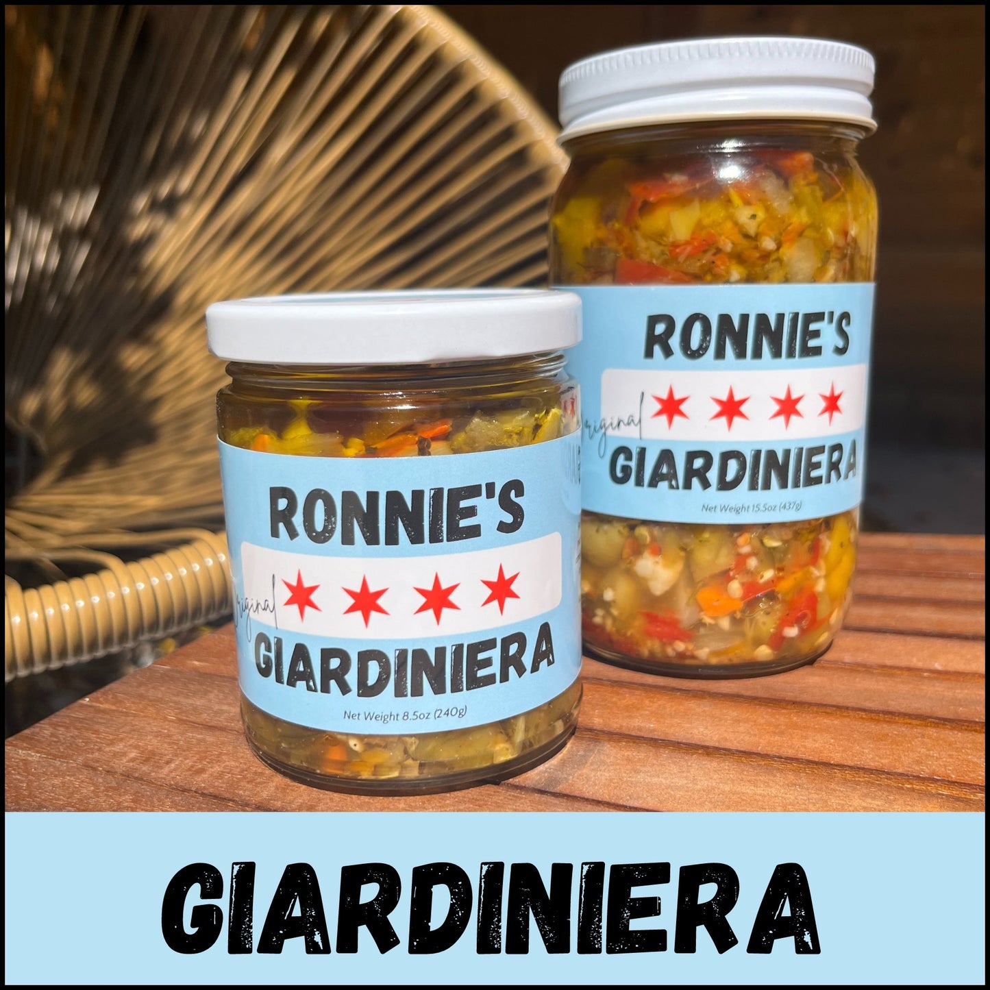 9oz Original Giardiniera (Mild/Medium)