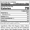 16oz Original Giardiniera (Mild/Medium)